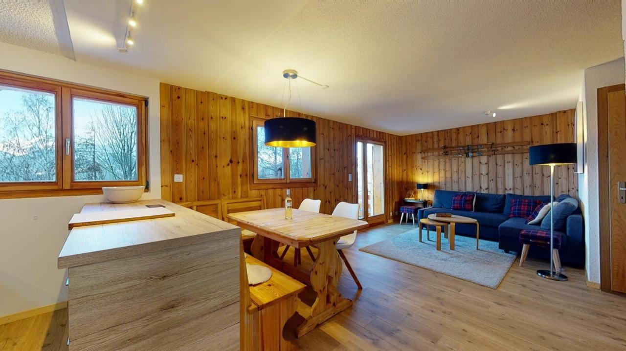 Cozy Apartment In Veysonnaz, Close To The Slopes Of The 4 Valleys Exteriör bild