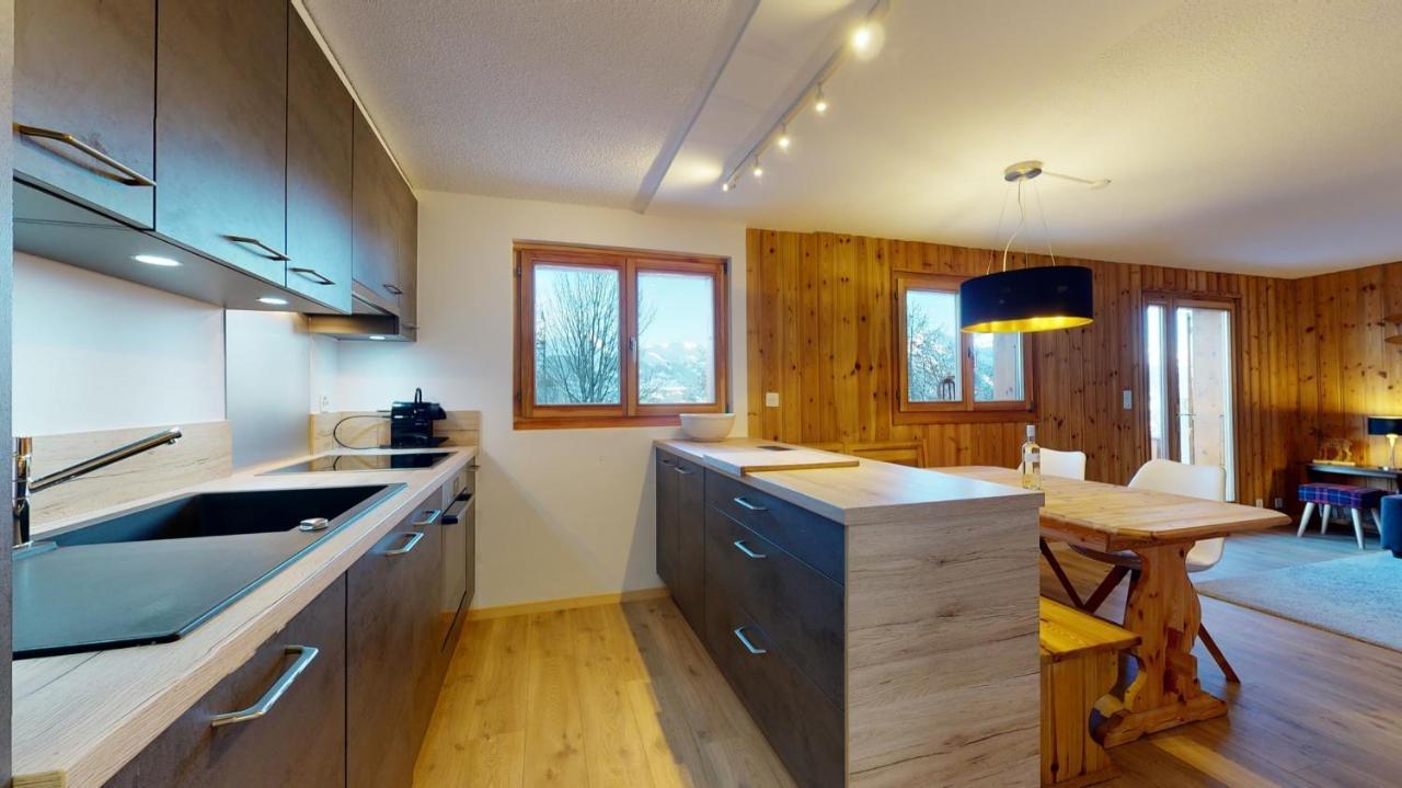 Cozy Apartment In Veysonnaz, Close To The Slopes Of The 4 Valleys Exteriör bild